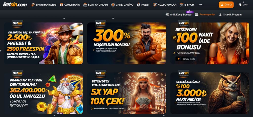 betsin bonusları
